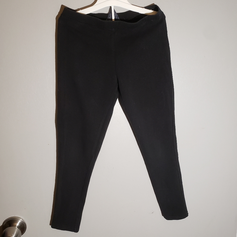 Faded Glory - Girls Black Pants - Kids Size Small / 6 - 6x